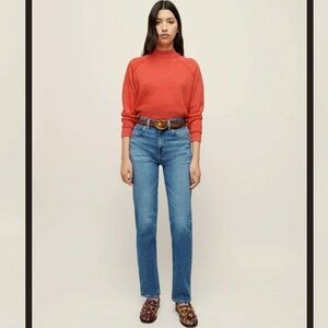 Rivet & Thread by Madewell Straight Leg Jeans Size 25 Inseam 28” Made in USA